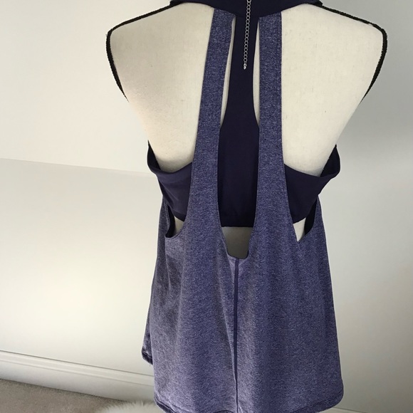 Champion Navy Strappy Back Athletic Workout Top Size XXL - Picture 4 of 12